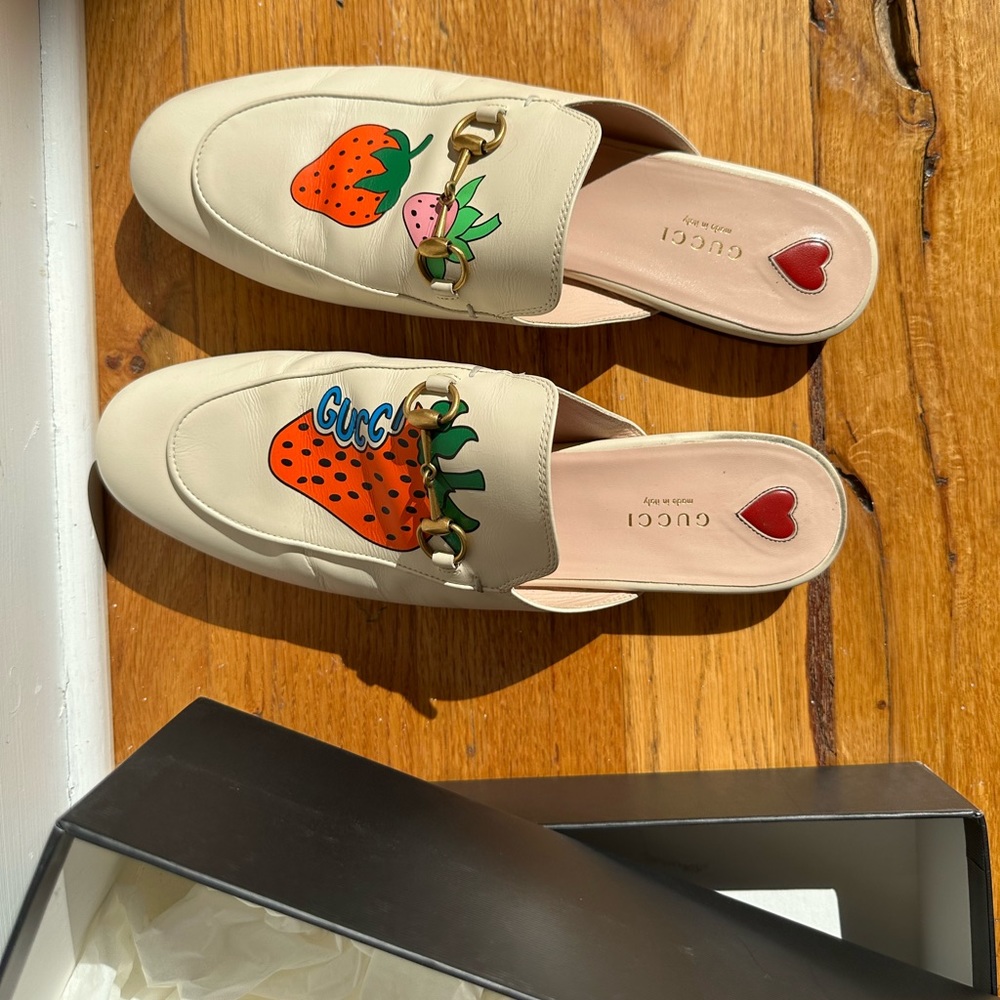 GUCCI Princetown Leather Slipper